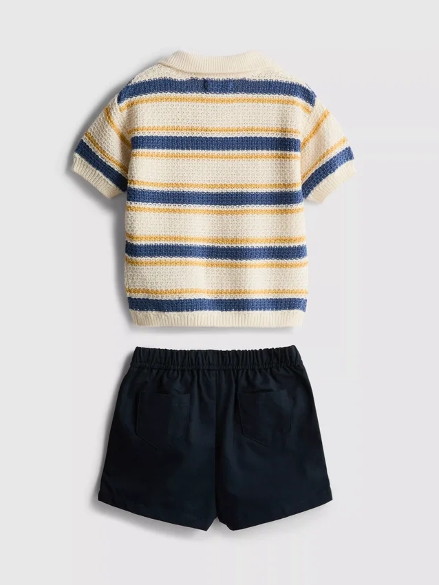 0-12mths | knit short set