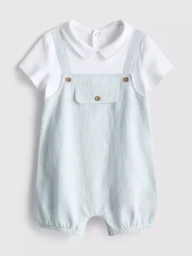 0-12mths | romper overall set