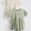 0-18mths | 2pk newborn smock dresses