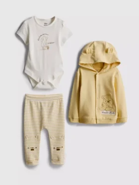 0-18mths | 3-piece disney's winnie the pooh newborn clothing set