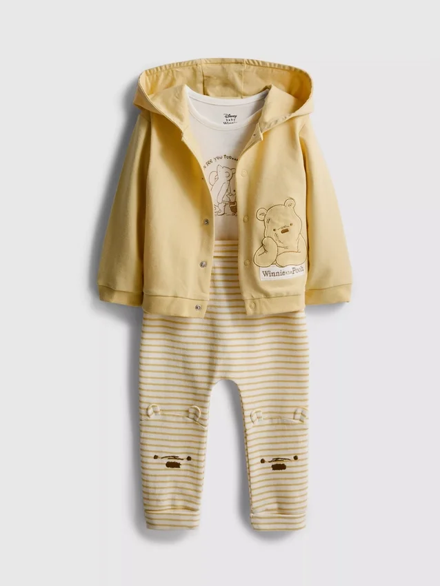 0-18mths | 3-piece disney's winnie the pooh newborn clothing set