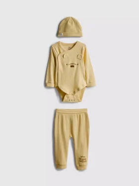0-18mths | 3-piece disney's winnie the pooh room to grow newborn clothing set