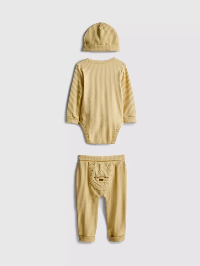 0-18mths | 3-piece disney's winnie the pooh room to grow newborn clothing set