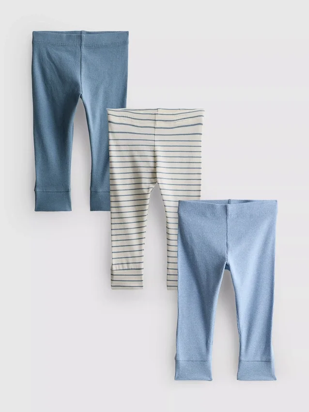 0-18mths | 3pk newborn leggings