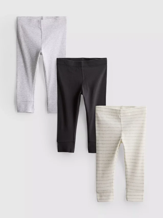 0-18mths | 3pk newborn leggings