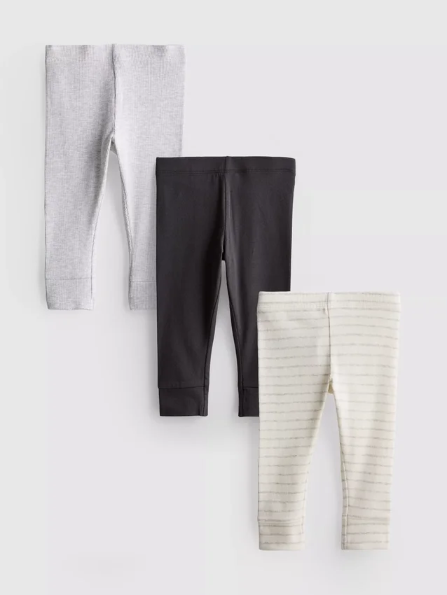 0-18mths | 3pk newborn leggings