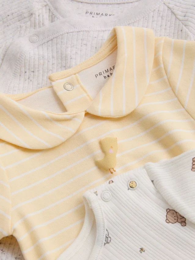 0-18mths | 3pk room to grow newborn short-sleeve onesies