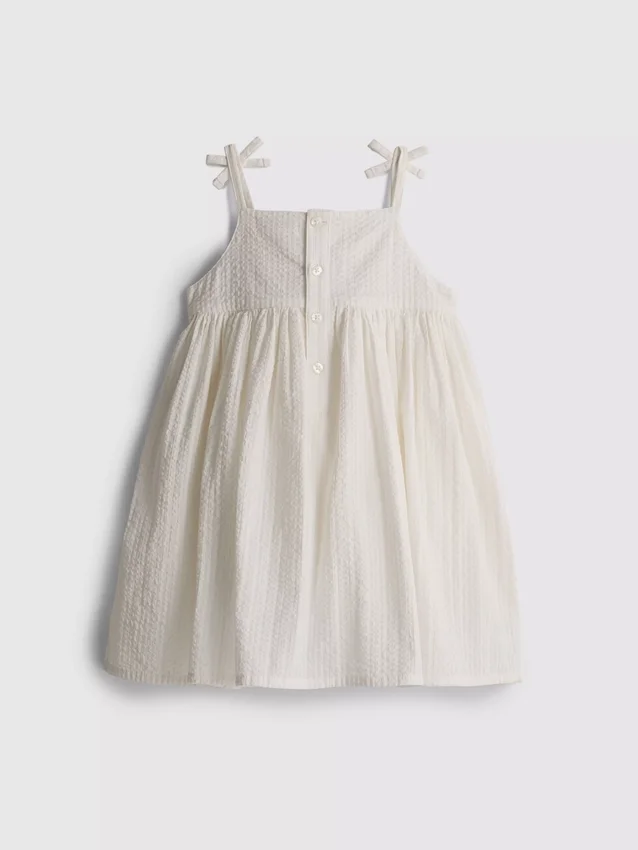0-18mths | crochet newborn smock dress