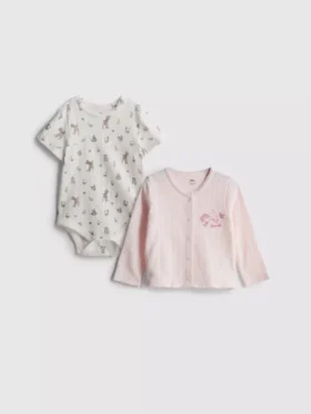 0-18mths | disney's bambi onesie and cardigan newborn set