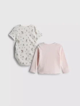 0-18mths | disney’s bambi onesie and cardigan newborn set