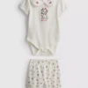 0-18mths | disney's the aristocats marie bodysuit and bloomers newborn set