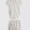 0-18mths | disney's the aristocats marie bodysuit and bloomers newborn set