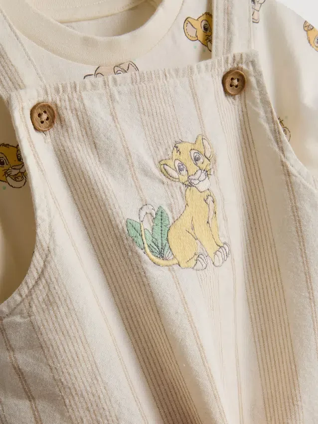 0-18mths | disney's the lion king bodysuit and overalls newborn set