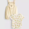 0-18mths | disney's winnie the pooh bodysuit and overalls newborn set