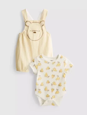 0-18mths | disney's winnie the pooh bodysuit and overalls newborn set