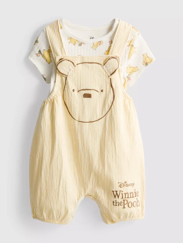 0-18mths | disney's winnie the pooh bodysuit and overalls newborn set