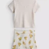 0-18mths | disney's winnie the pooh wrap top and shorts newborn set