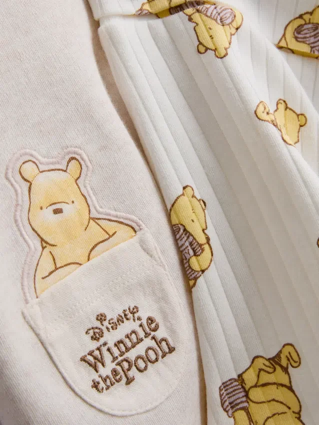 0-18mths | disney's winnie the pooh wrap top and shorts newborn set