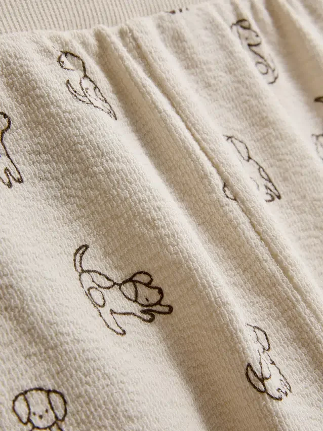 0-18mths | dog graphic sweatshirt and joggers newborn set