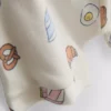 0-18mths | food graphic sweatshirt and shorts set