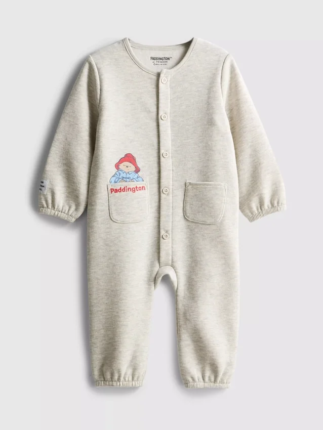 0-18mths | paddington bear newborn romper suit