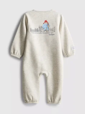 0-18mths | paddington bear newborn romper suit