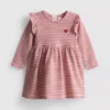 0-18mths | ruffle newborn smock dress