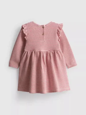 0-18mths | ruffle newborn smock dress