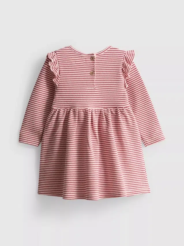 0-18mths | ruffle newborn smock dress