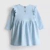 0-18mths | ruffle newborn smock dress