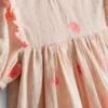 0-18mths | shell embroidered newborn smock dress