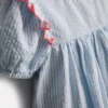 0-18mths | stripe seersucker newborn smock dress