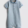 0-18mths | textured newborn romper