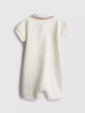 0-18mths | textured newborn romper