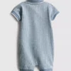 0-18mths | textured newborn romper