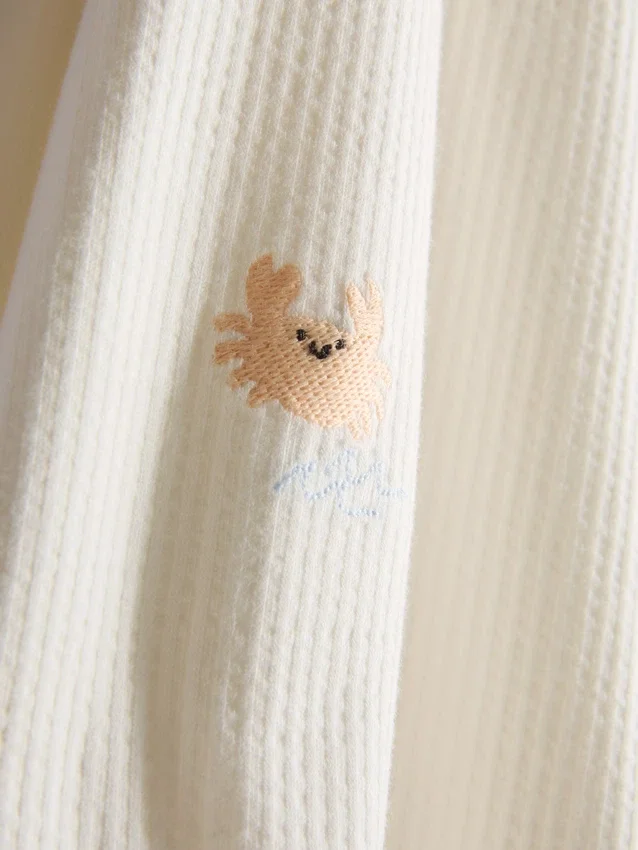 0-18mths | textured newborn romper