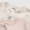 0-24mths | 2pk disney's bambi zip-up onesie