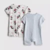 0-24mths | 2pk disney's mickey mouse rompers