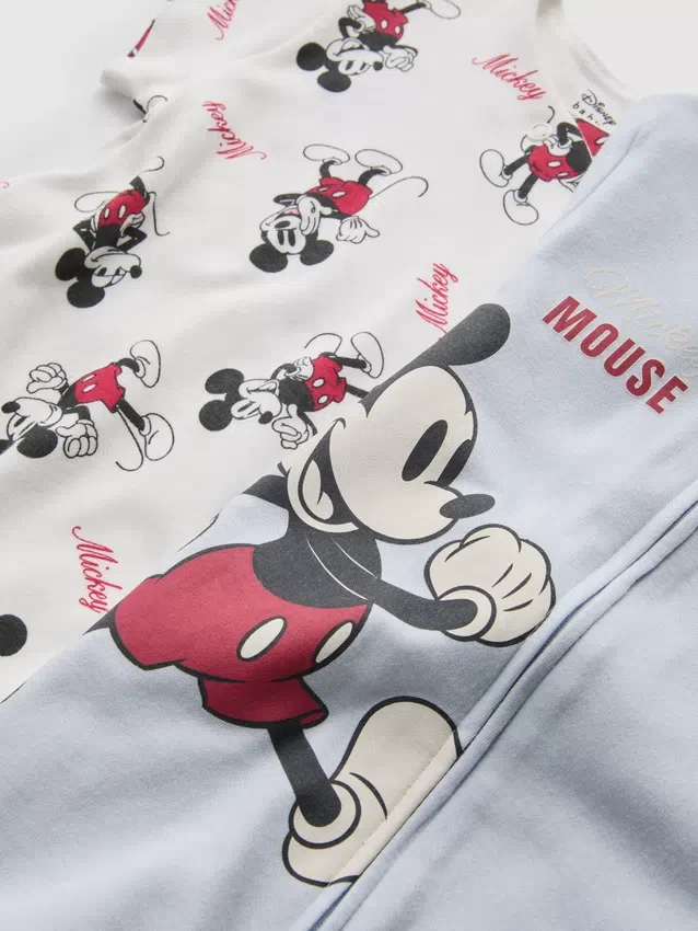 0-24mths | 2pk disney's mickey mouse rompers