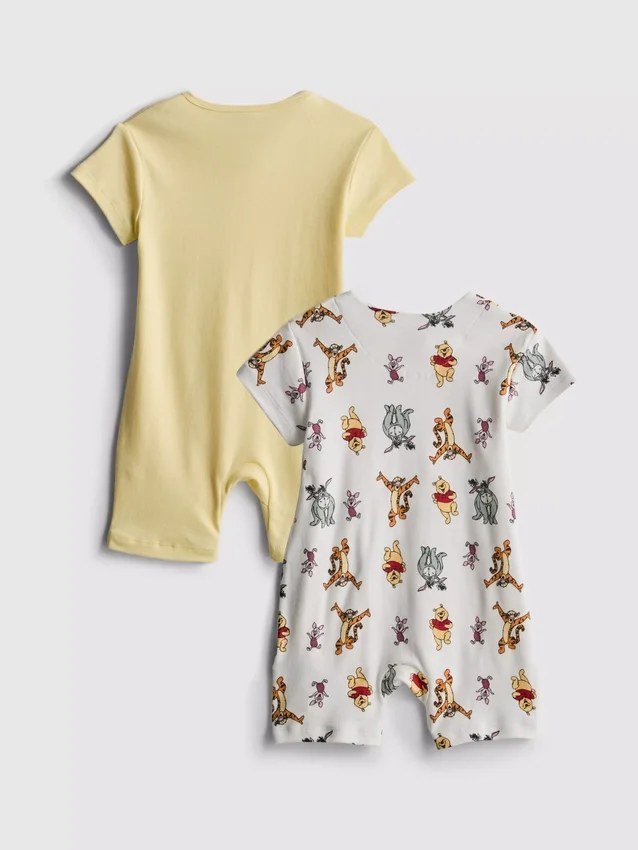 0-24mths | 2pk disney's winnie the pooh rompers