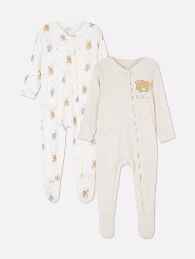 0-24mths | 2pk zip-up sleepers