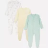 0-24mths | 3pk disney's dumbo snap button sleepers