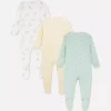 0-24mths | 3pk disney's dumbo snap button sleepers