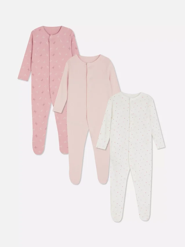 0-24mths | 3pk snap sleepers