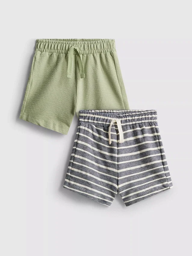 0-36mths | 2pk textured shorts