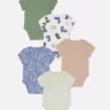 0-36mths | 5pk dinosaur graphic short sleeve bodysuits
