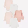 0-36mths | 5pk long sleeve bodysuits
