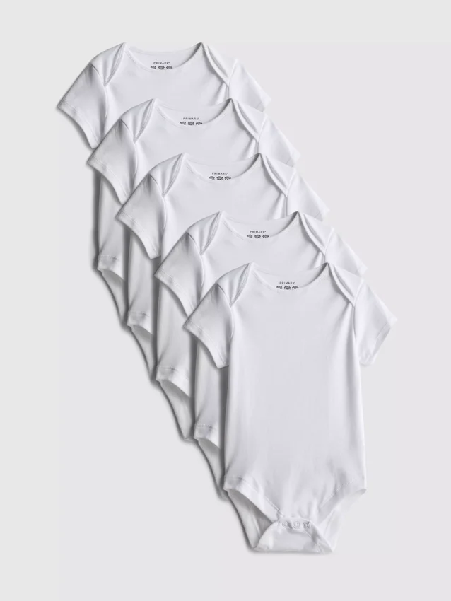 0-36mths | 5pk short-sleeve onesies