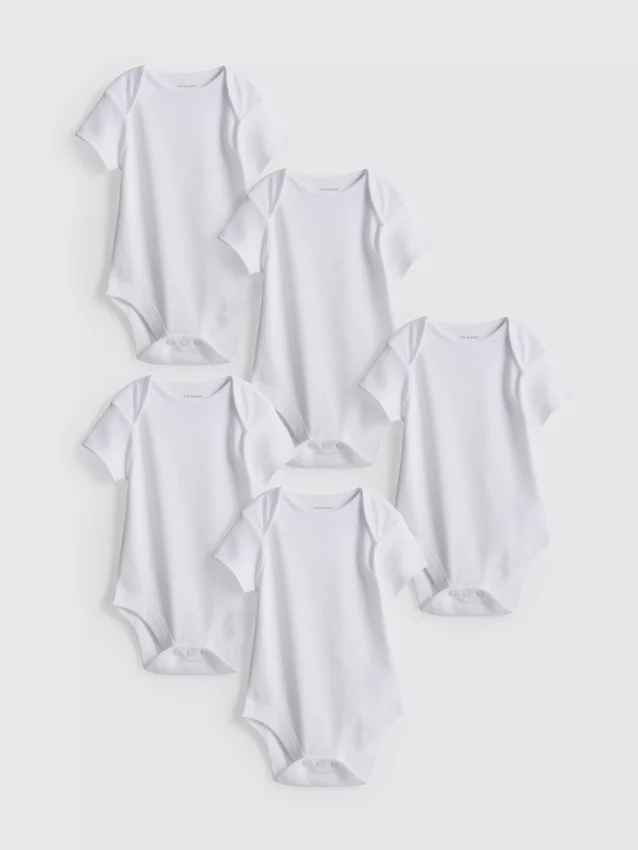 0-36mths | 5pk short-sleeve onesies