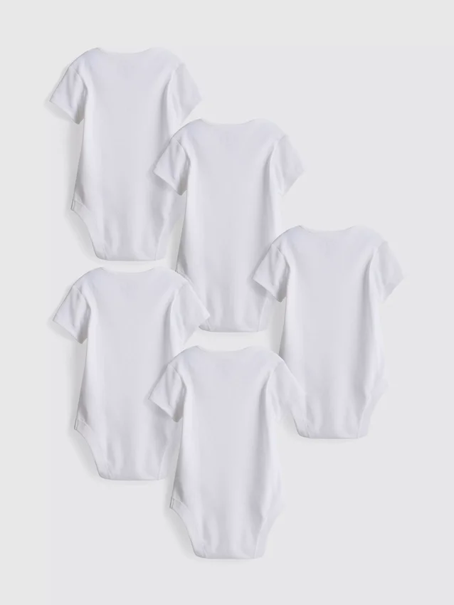 0-36mths | 5pk short-sleeve onesies